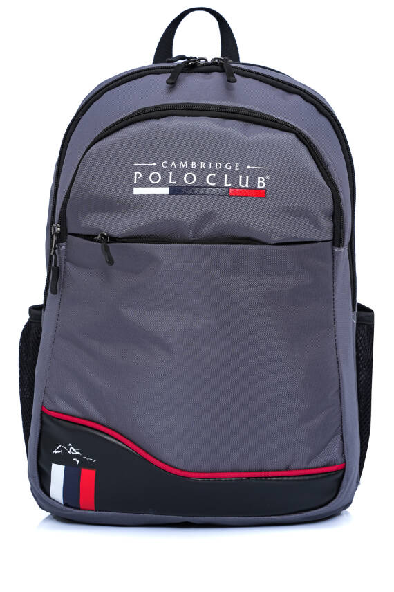 Cambridge Polo Club Unisex Şık Çok Gözlü Sırt Çantası - 10