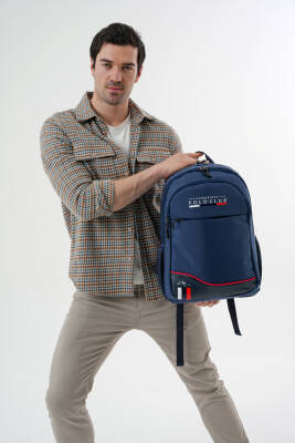 Cambridge Polo Club Unisex Şık Çok Gözlü Sırt Çantası - 11