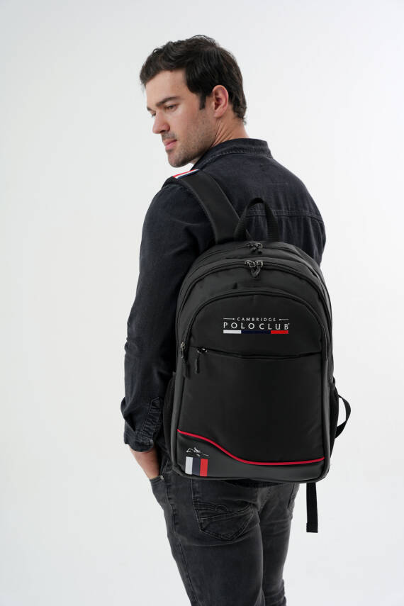 Cambridge Polo Club Unisex Şık Çok Gözlü Sırt Çantası - 15