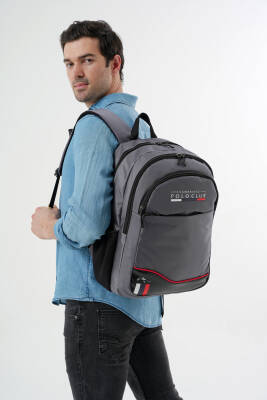 Cambridge Polo Club Unisex Şık Çok Gözlü Sırt Çantası - 18