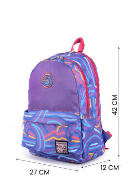 Cambridge Polo Club Wave Çift Ana Bölmeli Unisex Çocuk İlkokul Çanta Set - Cambridge Polo Club