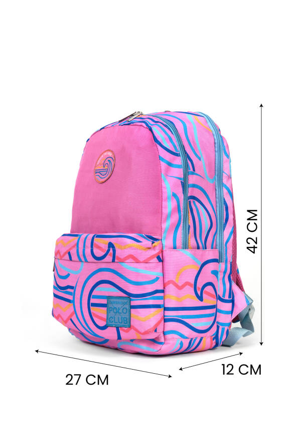 Cambridge Polo Club Wave Çift Ana Bölmeli Kız Çocuk İlkokul Çanta Seti - 4