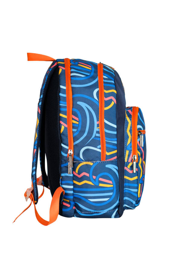 Cambridge Polo Club Wave Çok Gözlü Unisex Çocuk İlkokul Çantası - 19