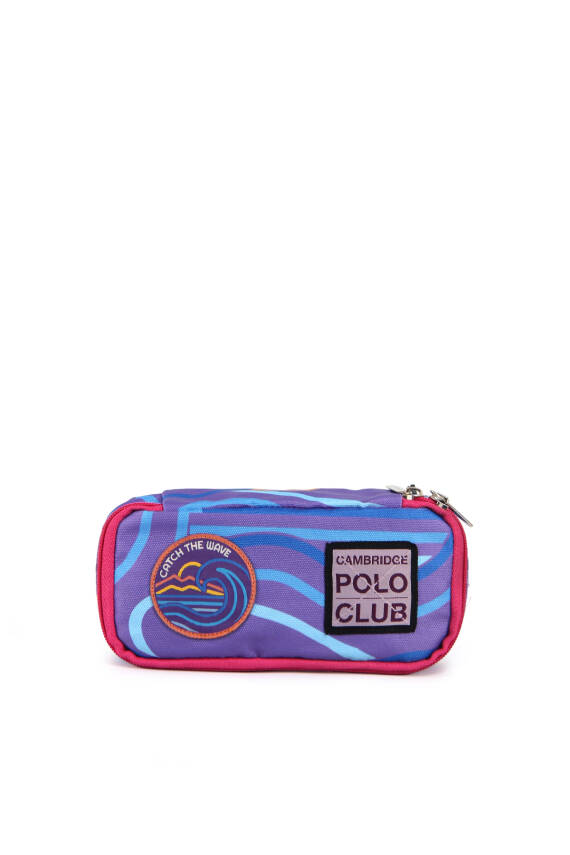 Cambridge Polo Club Wave Tek Bölmeli Unisex Çocuk Kalem Çantası - 10