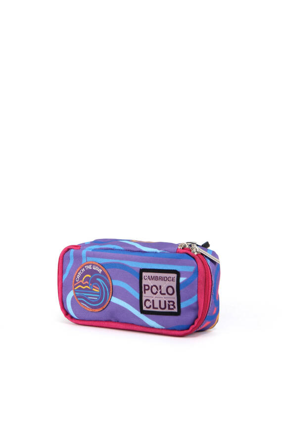 Cambridge Polo Club Wave Tek Bölmeli Unisex Çocuk Kalem Çantası - 11