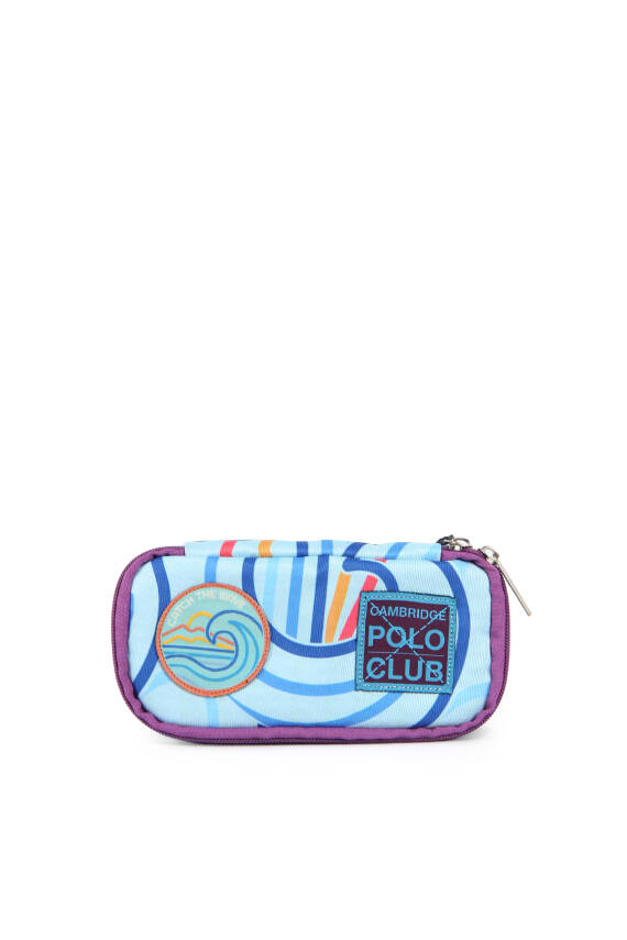 Cambridge Polo Club Wave Tek Bölmeli Unisex Çocuk Kalem Çantası - 14