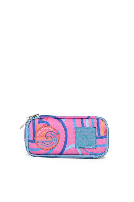 Cambridge Polo Club Wave Tek Bölmeli Unisex Çocuk Kalem Çantası - 19