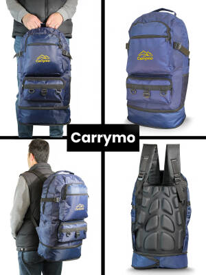 Carrymo Orijinal Körüklü Ortopedik Konfor Modeli Çok Gözlü Gezi Seyahat Yürüyüş Dağcı Kamp Spor Sırt Çantası - 17