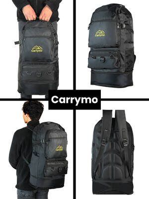 Carrymo Orijinal Körüklü Ortopedik Konfor Modeli Çok Gözlü Gezi Seyahat Yürüyüş Dağcı Kamp Spor Sırt Çantası - 9