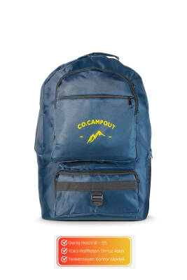 Co.Campout Orijinal Körüksüz Ortopedik Konfor Modeli Çok Gözlü Gezi Seyahat Yürüyüş Dağcı Kamp Spor Sırt Çantası - 12