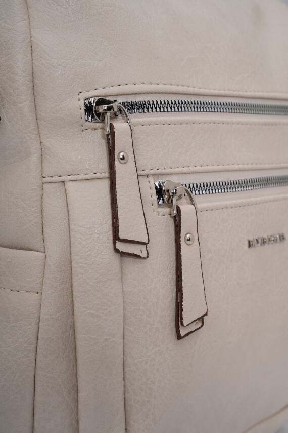 David Jones Çok Bölmeli Fermuarlı Kadın Sırt Çantası DJ257-1 - 5