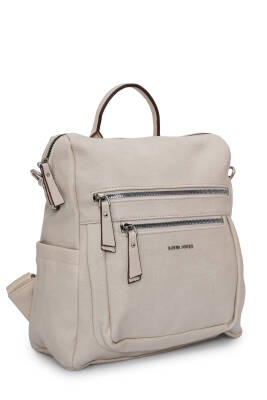 David Jones Çok Bölmeli Fermuarlı Kadın Sırt Çantası DJ257-1 - David Jones