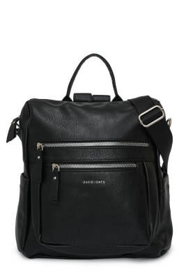 David Jones Çok Bölmeli Fermuarlı Kadın Sırt Çantası DJ257-1 - 9