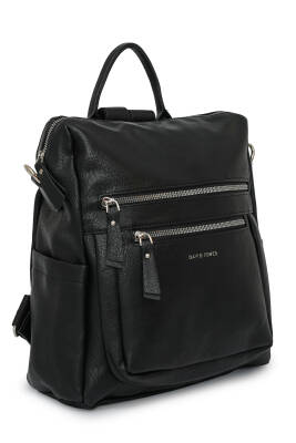 David Jones Çok Bölmeli Fermuarlı Kadın Sırt Çantası DJ257-1 - 10