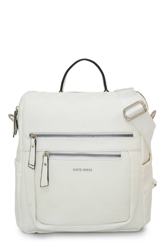 David Jones Çok Bölmeli Fermuarlı Kadın Sırt Çantası DJ257-1 - 15