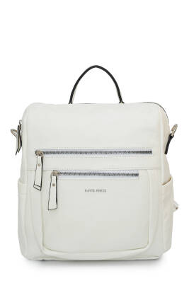 David Jones Çok Bölmeli Fermuarlı Kadın Sırt Çantası DJ257-1 - 16