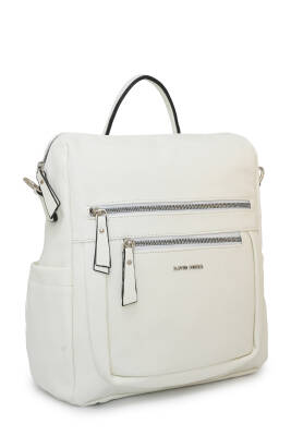 David Jones Çok Bölmeli Fermuarlı Kadın Sırt Çantası DJ257-1 - 17