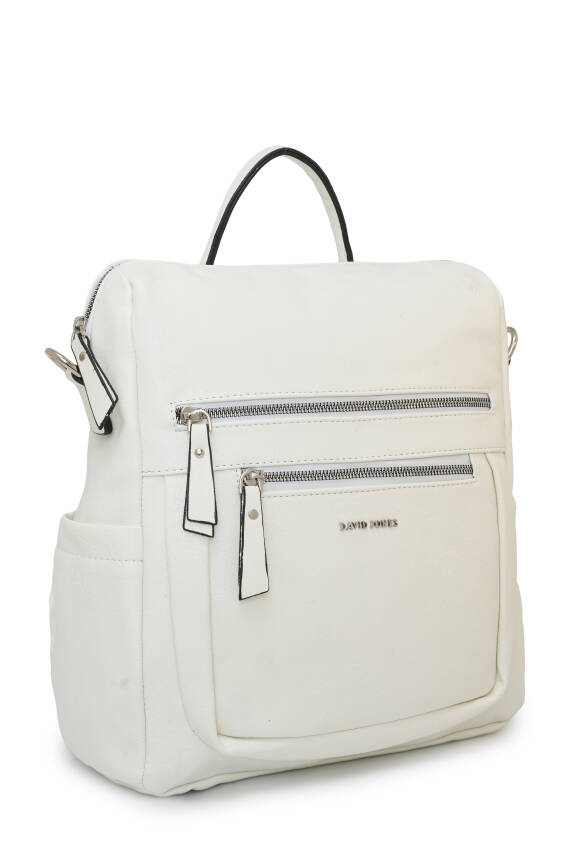 David Jones Çok Bölmeli Fermuarlı Kadın Sırt Çantası DJ257-1 - 17
