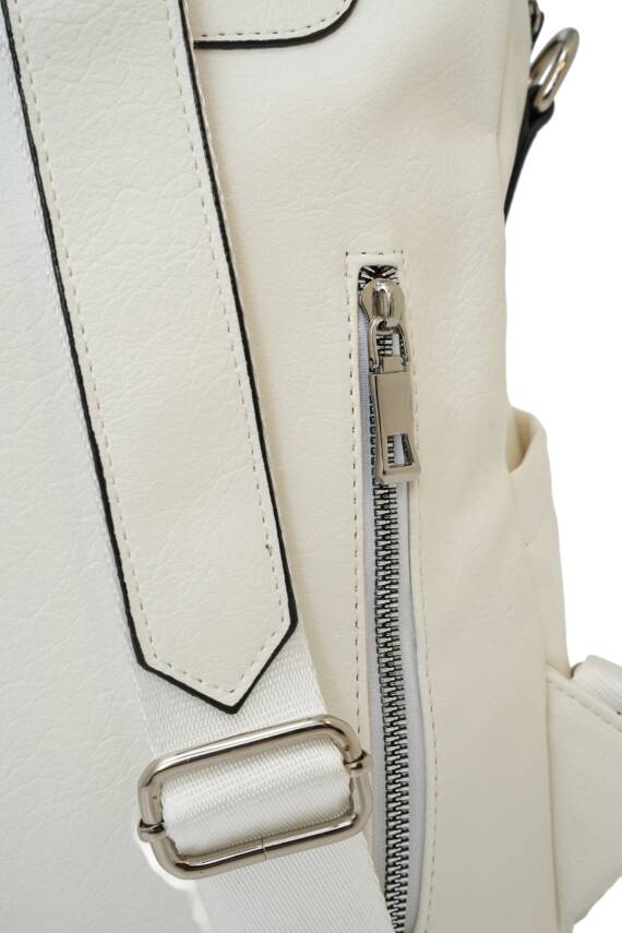 David Jones Çok Bölmeli Fermuarlı Kadın Sırt Çantası DJ257-1 - 18