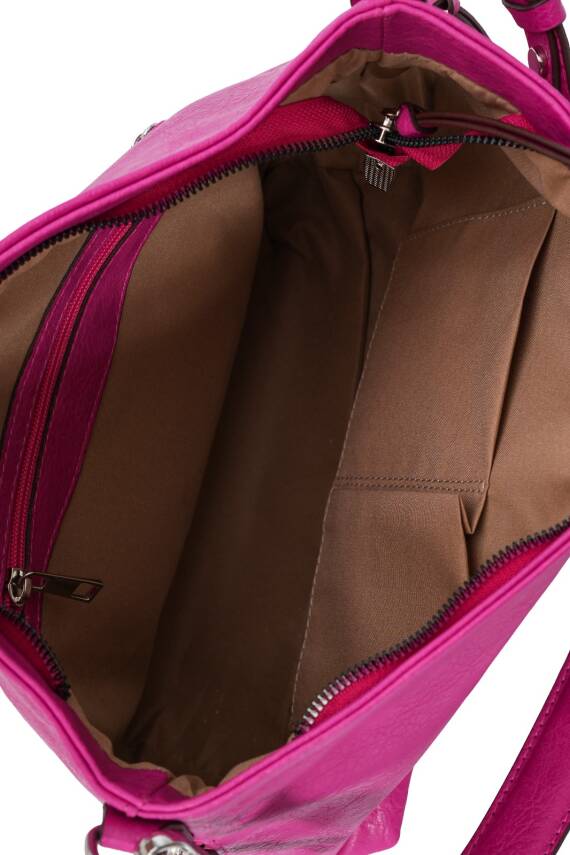 David Jones Dökümlü Kadın Omuz Çantası DJ280-2 - 6