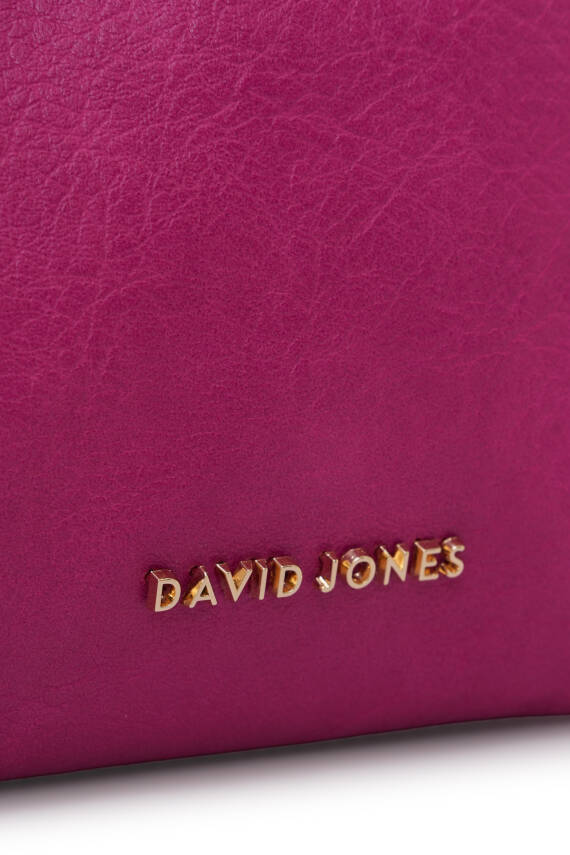 David Jones Kapaklı Fermuar Detaylı Çapraz Askılı Çanta DJ245-2 - 4