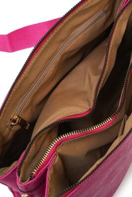 David Jones Kapaklı Fermuar Detaylı Çapraz Askılı Çanta DJ245-2 - 6