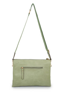 David Jones Kapaklı Fermuar Detaylı Çapraz Askılı Çanta DJ245-2 - 14