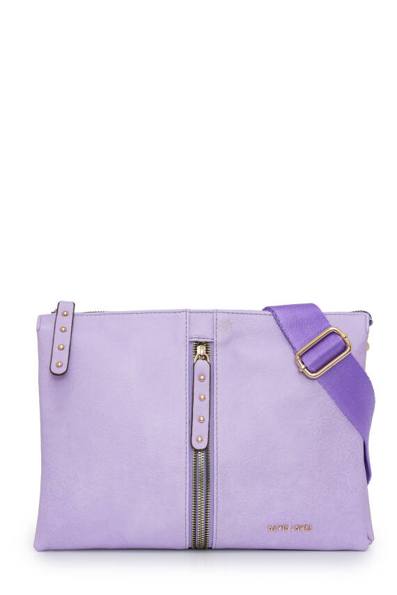 David Jones Kapaklı Fermuar Detaylı Çapraz Askılı Çanta DJ245-2 - 15