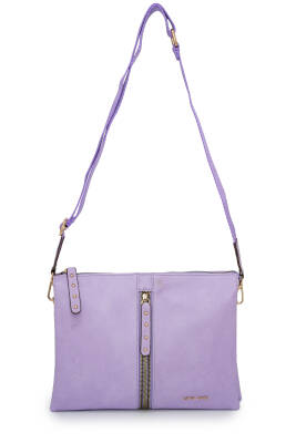 David Jones Kapaklı Fermuar Detaylı Çapraz Askılı Çanta DJ245-2 - 16