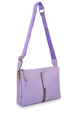 David Jones Kapaklı Fermuar Detaylı Çapraz Askılı Çanta DJ245-2 - 17