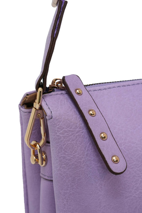 David Jones Kapaklı Fermuar Detaylı Çapraz Askılı Çanta DJ245-2 - 19