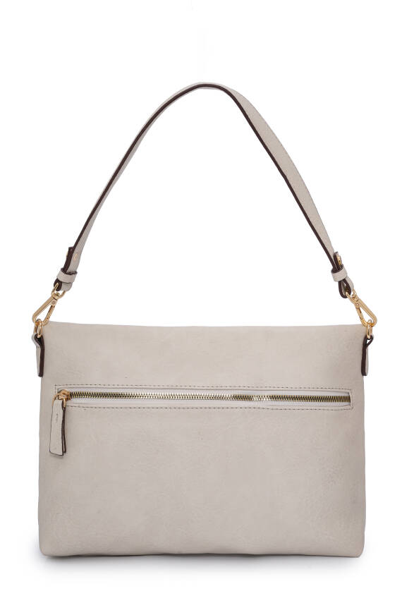 David Jones Kapaklı Fermuar Detaylı Çapraz Askılı Çanta DJ260 - 7