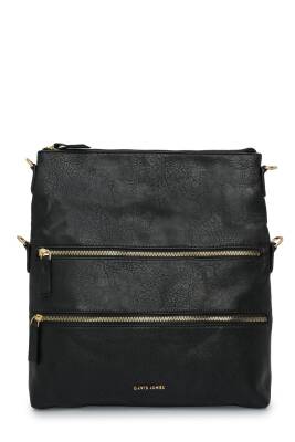 David Jones Kapaklı Fermuar Detaylı Çapraz Askılı Çanta DJ260 - 13