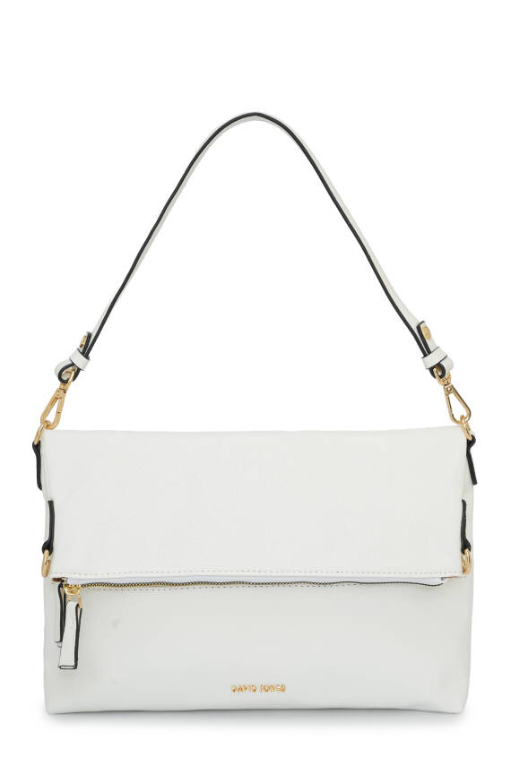 David Jones Kapaklı Fermuar Detaylı Çapraz Askılı Çanta DJ260 - 16