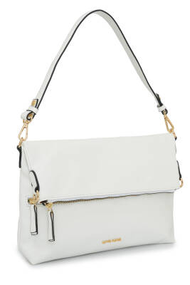 David Jones Kapaklı Fermuar Detaylı Çapraz Askılı Çanta DJ260 - 18