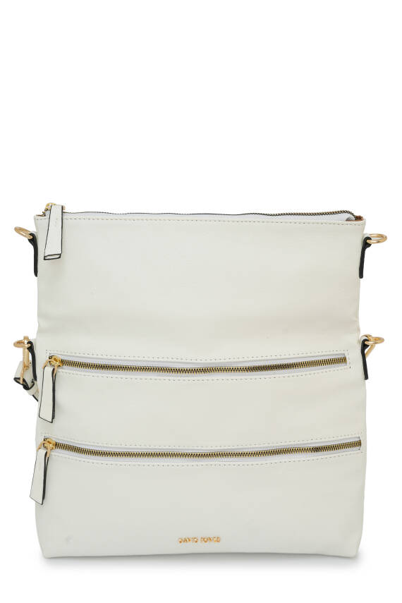 David Jones Kapaklı Fermuar Detaylı Çapraz Askılı Çanta DJ260 - 20