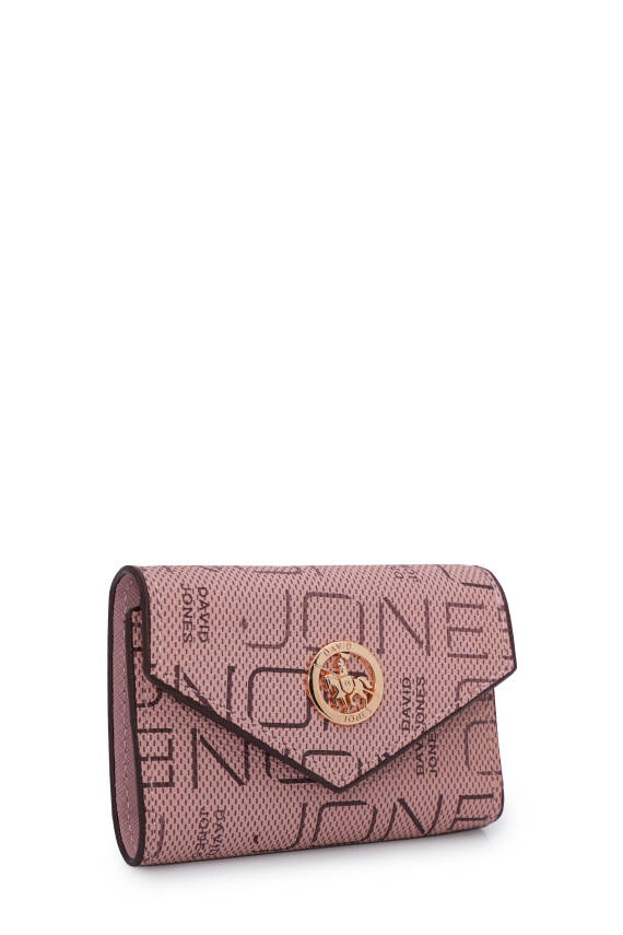 David Jones Logo Detaylı Kapaklı Mini Cüzdan CZ103 - 6