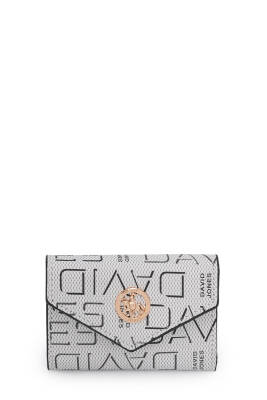 David Jones Logo Detaylı Kapaklı Mini Cüzdan CZ103 - 15
