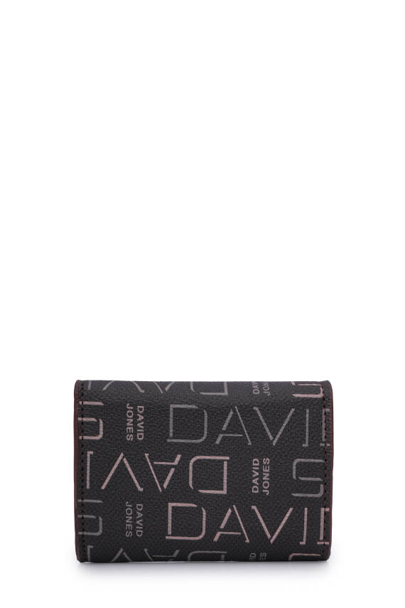 David Jones Logo Detaylı Kapaklı Mini Cüzdan CZ103 - 4