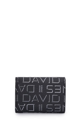 David Jones Logo Detaylı Kapaklı Mini Cüzdan CZ103 - 9