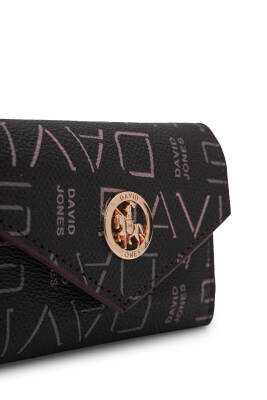 David Jones Logo Detaylı Kapaklı Mini Cüzdan CZ103 - David Jones