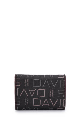 David Jones Logo Detaylı Kapaklı Mini Cüzdan CZ103 - David Jones