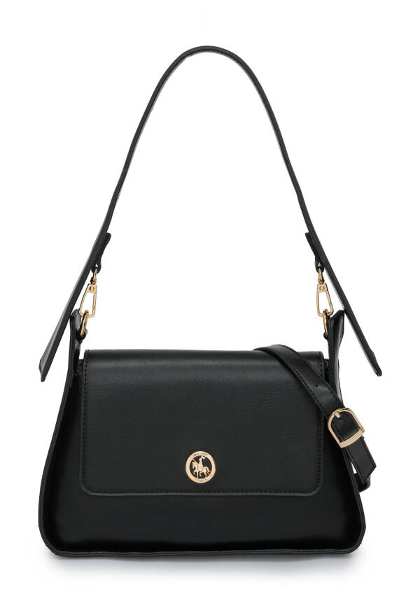 David Jones Logo Kapaklı Kadın Omuz Çantası DJ364 - 1