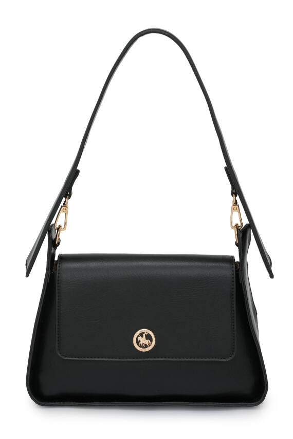 David Jones Logo Kapaklı Kadın Omuz Çantası DJ364 - 2