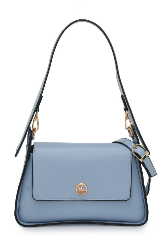 David Jones Logo Kapaklı Kadın Omuz Çantası DJ364 - 8