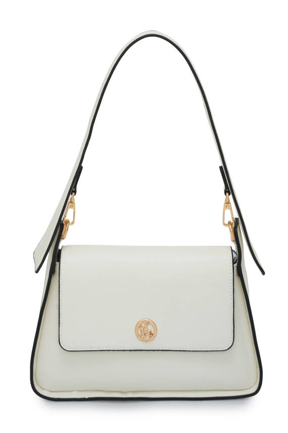 David Jones Logo Kapaklı Kadın Omuz Çantası DJ364 - 13