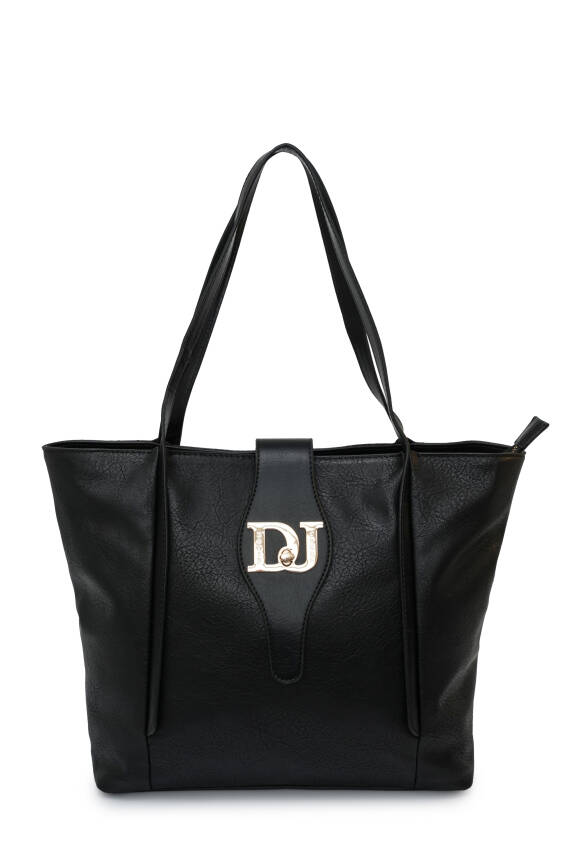 David Jones Logo Kapaklı Kadın Omuz Çantası DJ385-1 - 1