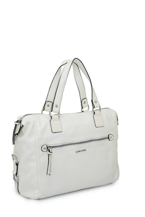 David Jones Ön Cep Fermuar Detaylı Kadın Omuz Çantas DJ262-2 - 9