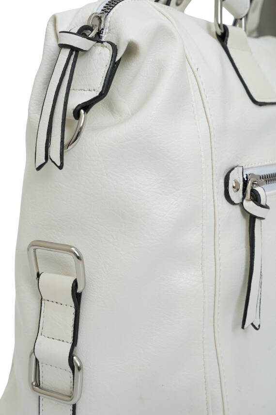 David Jones Ön Cep Fermuar Detaylı Kadın Omuz Çantas DJ262-2 - 11