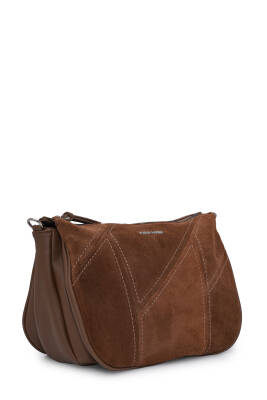 David Jones Süet Dokulu Kadın Omuz Çantası ED069 - David Jones